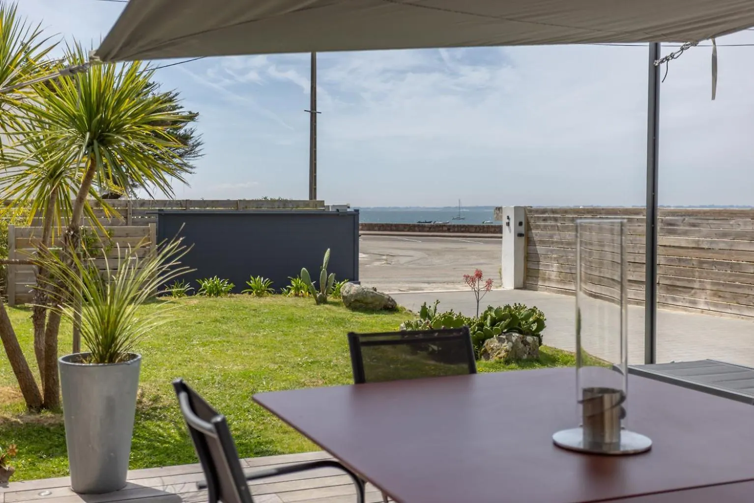 홈스테이 Parenthese Ideale Chambre O Double Face Dans Villa Face Mer A 카르나크