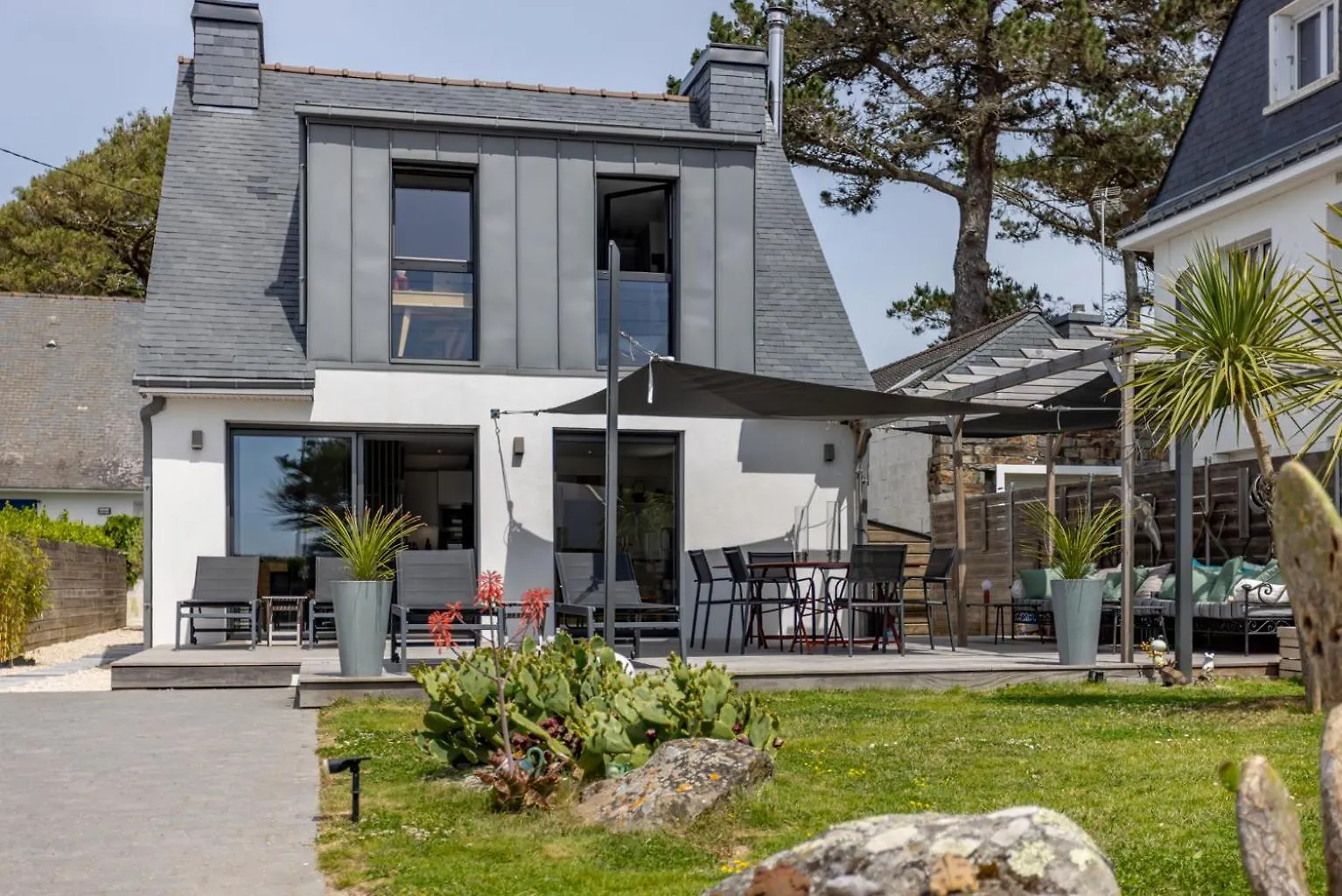 Parenthese Ideale Chambre O Double Face Dans Villa Face Mer A 카르나크 0*,  프랑스